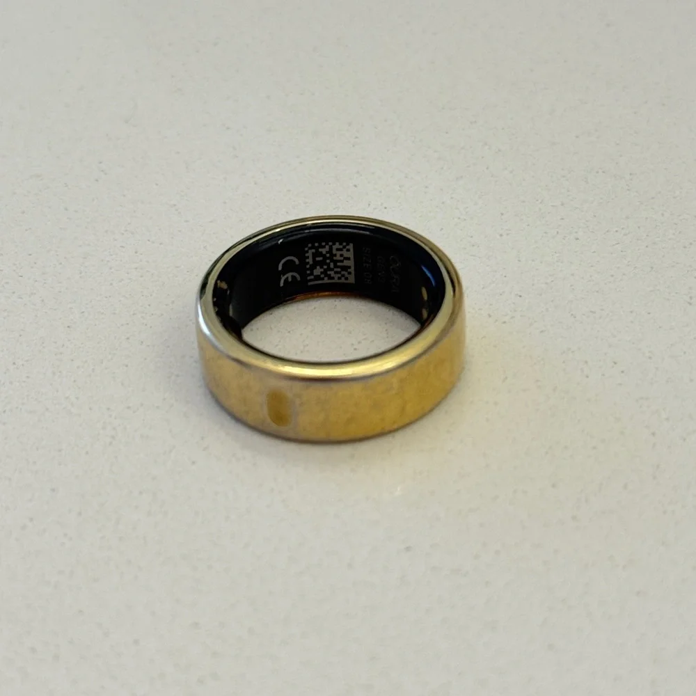 Oura Ring Horizon Gen 3 in Gold - Size 8